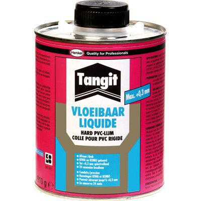 Tangit PVC lijm vloeibaar 1L blik m/kwast Tangit PVC lijm vloeibaar 1L blik m/kwast