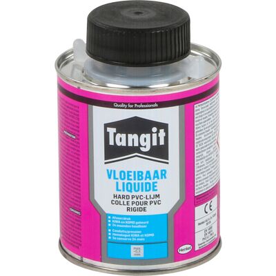 Tangit PVC lijm vloeibaar 250ml blik m/kwast Tangit PVC lijm vloeibaar 250ml blik m/kwast