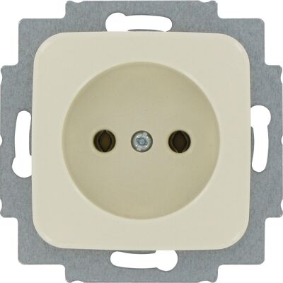 Busch-Jaeger Reflex SI wandcontactdoos inbouw Glanzend crème Busch-Jaeger Reflex SI wandcontactdoos inbouw Glanzend crème