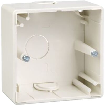 Merten 512119 inbouwdoos - IP20, polarwit, 1 stuk Merten 512119 inbouwdoos - IP20, polarwit, 1 stuk