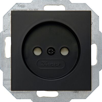 Kopp Athenis wandcontactdoos inbouw Mat zwart Kopp Athenis wandcontactdoos inbouw Mat zwart