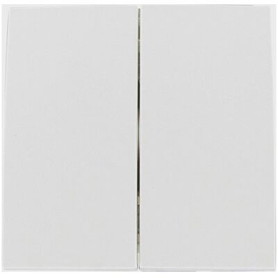 Berker S.1 schakelwip dubbel Glanzend wit Berker S.1 schakelwip dubbel Glanzend wit