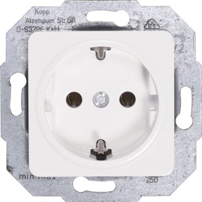 Kopp Wandcontactdoos RA inbouw Cadiz Glanzend wit Kopp Wandcontactdoos RA inbouw Cadiz Glanzend wit