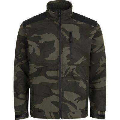 Cerva softshell jack camouflage XXL groen Cerva softshell jack camouflage XXL groen