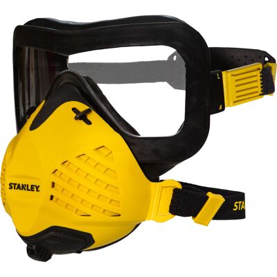 Stanley P3 RD alles-in-één stofmasker met vizier en Face-Fit-Check® incl. P3-filters Stanley P3 RD alles-in-één stofmasker met vizier en Face-Fit-Check® incl. P3-filters
