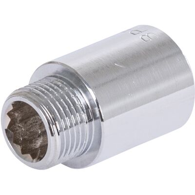 BPE kraanverlengstuk chroom gepolijst 3/8"x25mm BPE kraanverlengstuk chroom gepolijst 3/8"x25mm