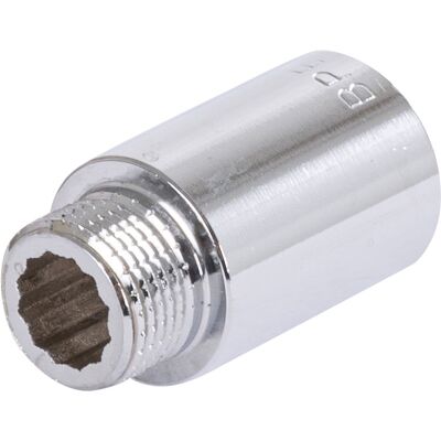 BPE Kraanverlengstuk chroom gepolijst 3/8"x30mm BPE Kraanverlengstuk chroom gepolijst 3/8"x30mm