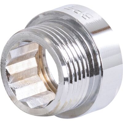 BPE kraanverlengstuk chroom gepolijst 3/4"x10mm BPE kraanverlengstuk chroom gepolijst 3/4"x10mm