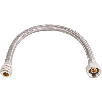BPE RVS flexibele slang 35cm 1/2" bn.dr. x 10mm knel BPE RVS flexibele slang 35cm 1/2" bn.dr. x 10mm knel