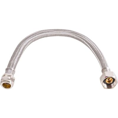 BPE RVS flexibele slang 35cm 1/2" bn.dr. x 12mm knel BPE RVS flexibele slang 35cm 1/2" bn.dr. x 12mm knel