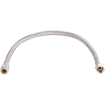 BPE RVS flexibele slang 50cm 3/8" bn.dr. x 12mm knel BPE RVS flexibele slang 50cm 3/8" bn.dr. x 12mm knel