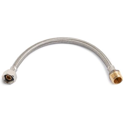 BPE RVS flexibele slang 35cm 1/2" bn.dr. x 1/2" bt.dr. BPE RVS flexibele slang 35cm 1/2" bn.dr. x 1/2" bt.dr.