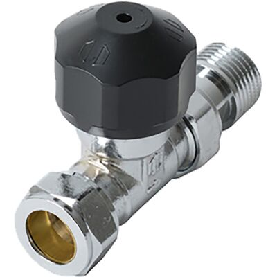 Plieger body voor thermostatische radiatorkraan recht Plieger body voor thermostatische radiatorkraan recht