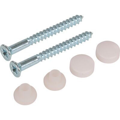 Plieger potschroeven 5.5x60mm wit (2 Stuks) Plieger potschroeven 5.5x60mm wit (2 Stuks)