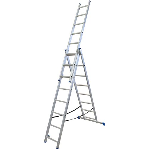 Alumexx 3-delige ladder 3x8 treden