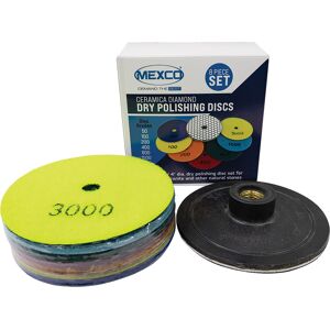 Mexco Diamant Polijstset - 8-delig voor Marmer, Graniet, Porselein Mexco Diamant Polijstset - 8-delig voor Marmer, Graniet, Porselein