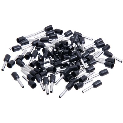 Toolstation Adereindhuls met kunststofkraag 1,5mm² zwart (100 Stuks) Toolstation Adereindhuls met kunststofkraag 1,5mm² zwart (100 Stuks)