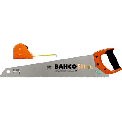 Bahco PrizeCut handzaag met rolbandmaat 550mm Bahco PrizeCut handzaag met rolbandmaat 550mm