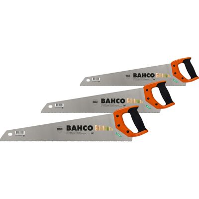Bahco PrizeCut handzaag set 3-delig 400, 480 & 550mm Bahco PrizeCut handzaag set 3-delig 400, 480 & 550mm