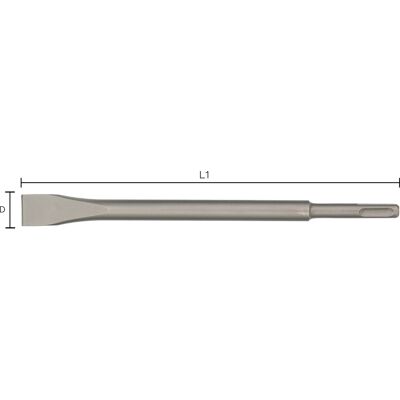 Labor SDS-plus platte beitel 20x250mm Labor SDS-plus platte beitel 20x250mm