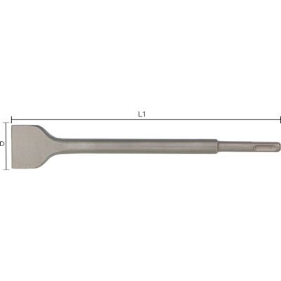 Labor SDS-plus platte beitel 40x250mm Labor SDS-plus platte beitel 40x250mm