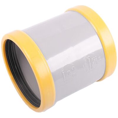 Wavin PVC overschuifmof manchet 125mm Wavin PVC overschuifmof manchet 125mm
