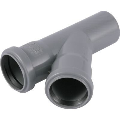 Marley PP T-Stuk 45deg 50/50mm Marley PP T-Stuk 45deg 50/50mm
