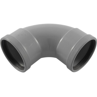 Wavin PVC bocht manchet 90deg 125mm 2x mof Wavin PVC bocht manchet 90deg 125mm 2x mof