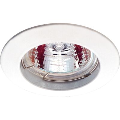 Toolstation Inbouwspot rond vast IP20 GU10 Wit Toolstation Inbouwspot rond vast IP20 GU10 Wit