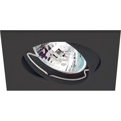 Toolstation Inbouwspot vierkant kantelbaar IP20 GU10 Zwart Toolstation Inbouwspot vierkant kantelbaar IP20 GU10 Zwart