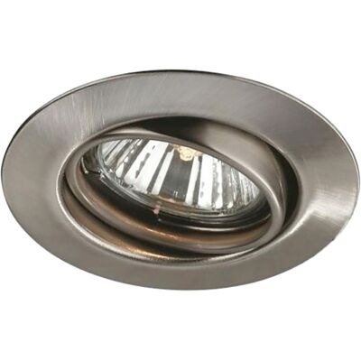 Twilight Inbouwspot rond kantelbaar IP20 GU10 Nickel Satin - draaibaar - Inbouwspot Twilight Inbouwspot rond kantelbaar IP20 GU10 Nickel Satin - draaibaar - Inbouwspot