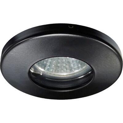 Toolstation Inbouwspot rond vast IP65 GU5.3 Zwart Toolstation Inbouwspot rond vast IP65 GU5.3 Zwart