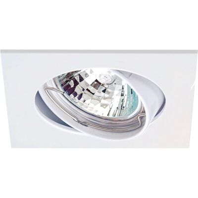 Toolstation Inbouwspot vierkant kantelbaar IP20 GU10 Wit Toolstation Inbouwspot vierkant kantelbaar IP20 GU10 Wit
