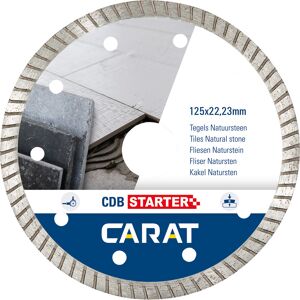 Carat diamantzaag tegels/natuursteen cdb starter Ø125x22,23mm Carat diamantzaag tegels/natuursteen cdb starter Ø125x22,23mm