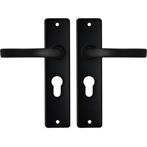 AXA binnendeurbeslag (basic) Edge kruk blok PC55 Zwart (Set) AXA binnendeurbeslag (basic) Edge kruk blok PC55 Zwart (Set)