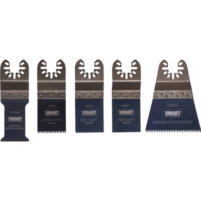 SMART hout & metaal set + gratis extra blad 5-delig SMART hout & metaal set + gratis extra blad 5-delig