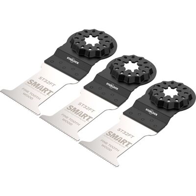 SMART Starlock invalzaagblad hout 32x42mm (3 Stuks) SMART Starlock invalzaagblad hout 32x42mm (3 Stuks)