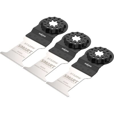 SMART Starlock precisie invalzaagblad hout 32x42mm (3 Stuks) SMART Starlock precisie invalzaagblad hout 32x42mm (3 Stuks)