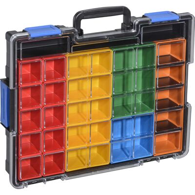 Toolstation EuroPlus Pro Sorteerkoffer 440x355x76mm 23 vaks Toolstation EuroPlus Pro Sorteerkoffer 440x355x76mm 23 vaks
