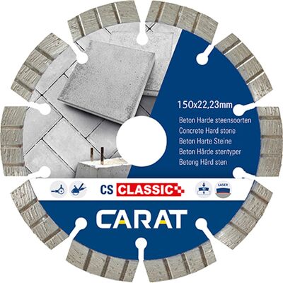 Carat diamantzaag beton cs classic Ø125x22,23mm Carat diamantzaag beton cs classic Ø125x22,23mm