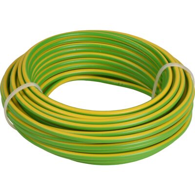 Toolstation Installatiedraad VD H07V-U 10m 2,5mm² geel/groen Toolstation Installatiedraad VD H07V-U 10m 2,5mm² geel/groen