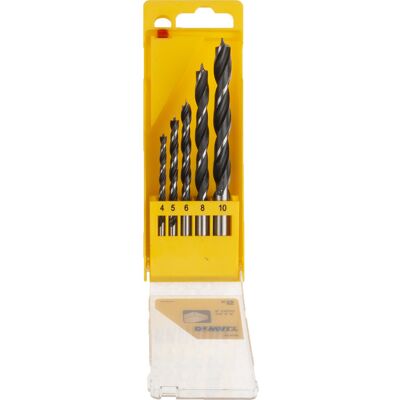 DeWALT DT4535-QZ houtspiraalborenset 5-delig DeWALT DT4535-QZ houtspiraalborenset 5-delig