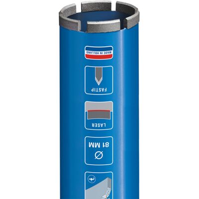 Carat laser diamantboor beton classic Ø61x400mmxM30 Carat laser diamantboor beton classic Ø61x400mmxM30