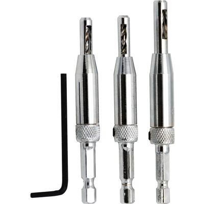 Toolstation Centreerborenset zeskant 3-delig Toolstation Centreerborenset zeskant 3-delig