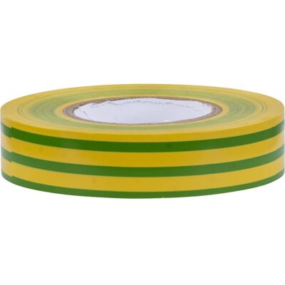 Toolstation Isolatietape Groen/geel 19mmx33m Toolstation Isolatietape Groen/geel 19mmx33m