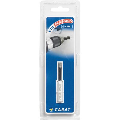 Carat droogboor voor (accu) boormachine, etdc classic Ø6mm Carat droogboor voor (accu) boormachine, etdc classic Ø6mm