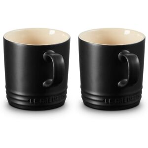 Le Creuset - Vancouver - Beker Set/2 0,35L Zwart Le Creuset - Vancouver - Beker Set/2 0,35L Zwart