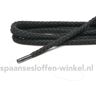 Cordial katoenen grof rond zwart veters dikte 4 mm 55 cm