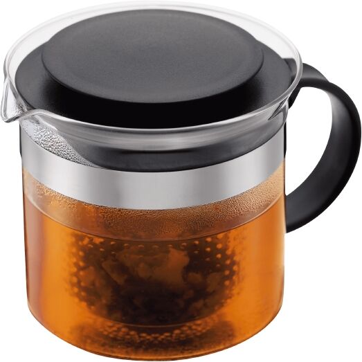 Bodum BISTRONOUVEAU Theepot  met Kunststof filter, 12 kops, 1.5 l Zwart