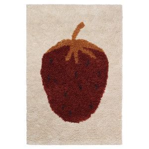 Ferm Living Fruiticana Tufted vloerkleed 180x120 Strawberry